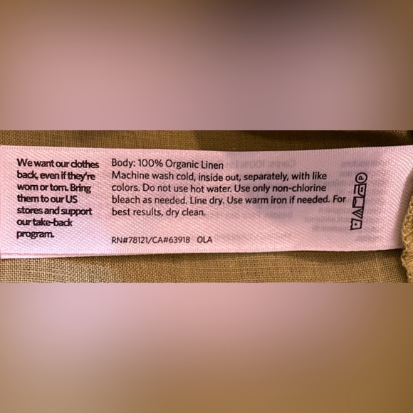 Eileen Fisher Organic Handkerchief Round Neck Box Top - Picture 4 of 4